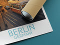 berlin travel poster rolled germany