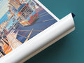 brighton travel poster tube united kingdom