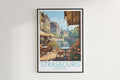 strasbourg travel poster hanged on the wall france