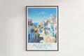 algarve travel poster hanged on the wall portugal