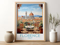 florence travel poster for kitchen italy