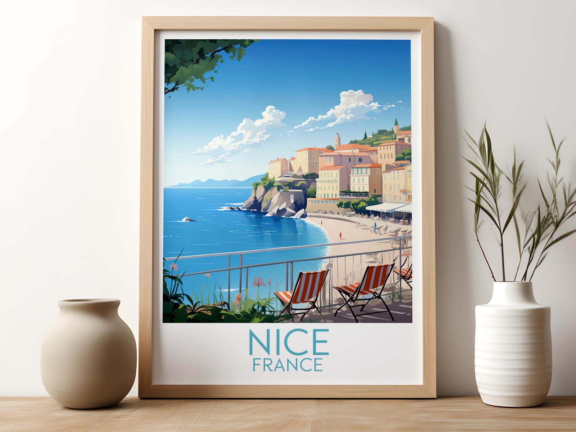 nice travel poster for kitchen france