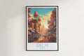 delhi travel poster hanged on the wall india