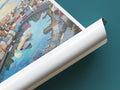 reykjavik travel poster tube iceland