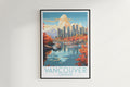 vancouver travel poster hanged on the wall canada